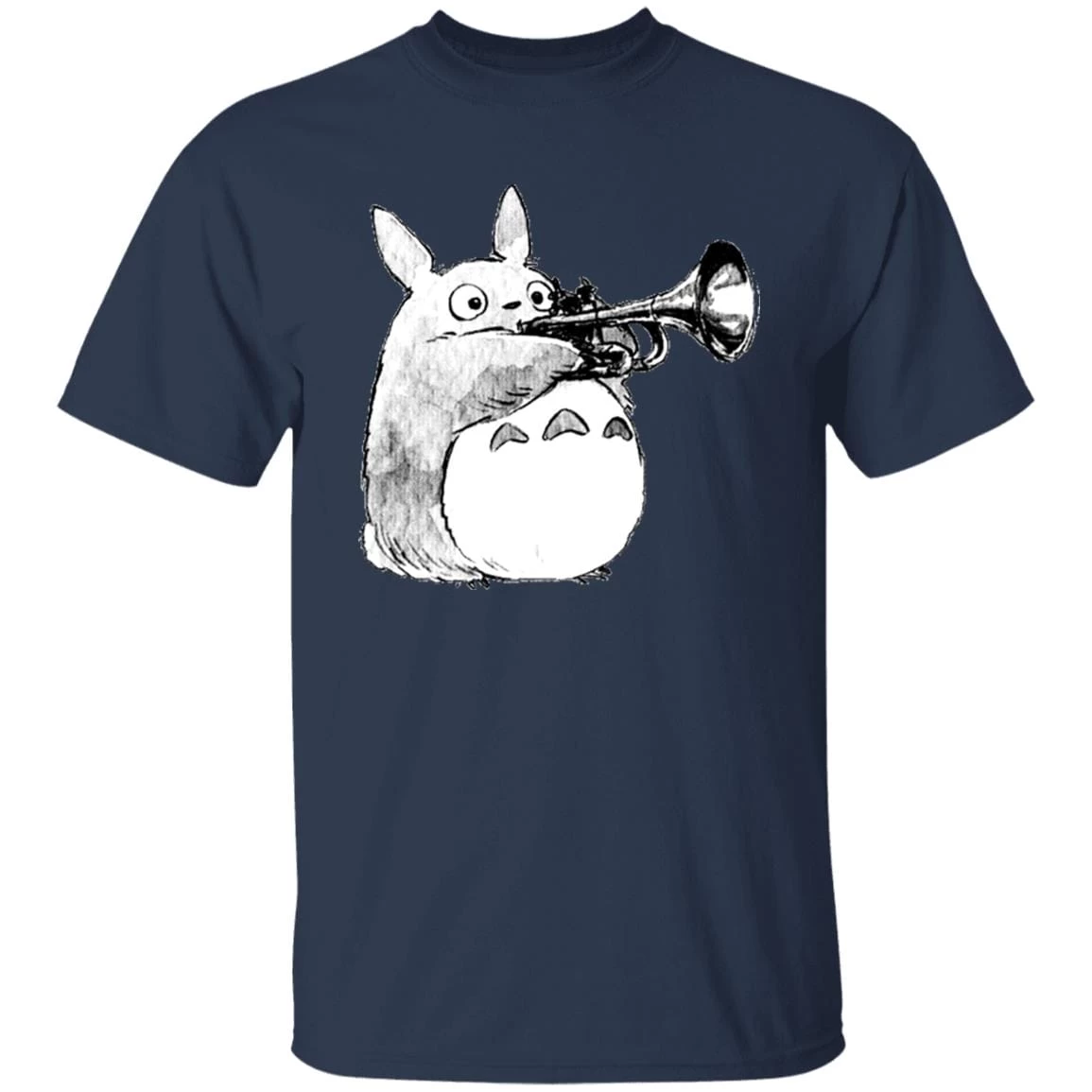 Totoro And The Trumpet T Shirt 8 Totoro And The Trumpet T Shirt - Image 6