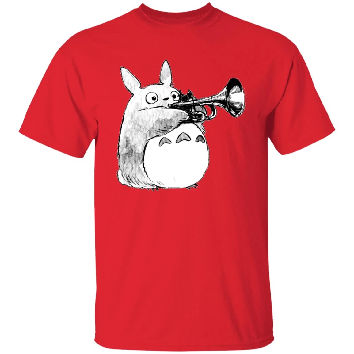 Totoro And The Trumpet T Shirt 9 Totoro And The Trumpet T Shirt - Image 7