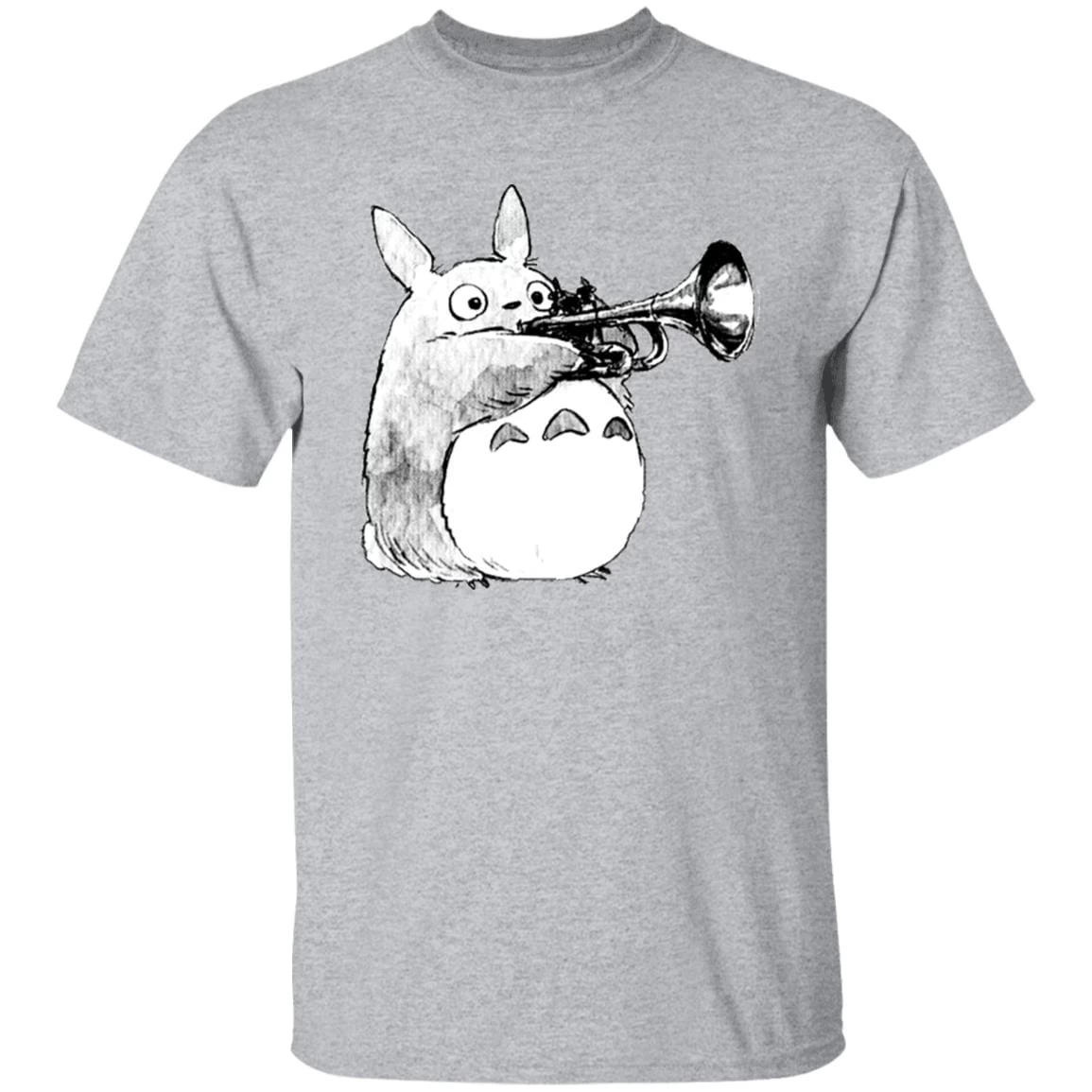 Totoro And The Trumpet T Shirt 10 Totoro And The Trumpet T Shirt - Image 8