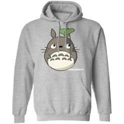 Totoro And The Leaf Umbrella Hoodie -Ghibli Shop redirect12142020111256