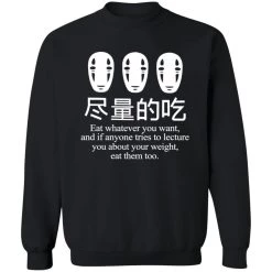 No Face Kaonashi Eat Whatever You Want Sweatshirt 29 No Face Kaonashi Eat Whatever You Want Sweatshirt -Ghibli Shop redirect12142020121200 2 1