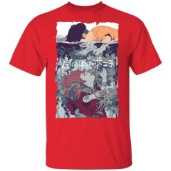 Ponyo And Sosuke Creative Art T Shirt Unisex -Ghibli Shop redirect12162020011238 2 1