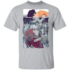 Ponyo And Sosuke Creative Art T Shirt Unisex -Ghibli Shop redirect12162020011238 3 1
