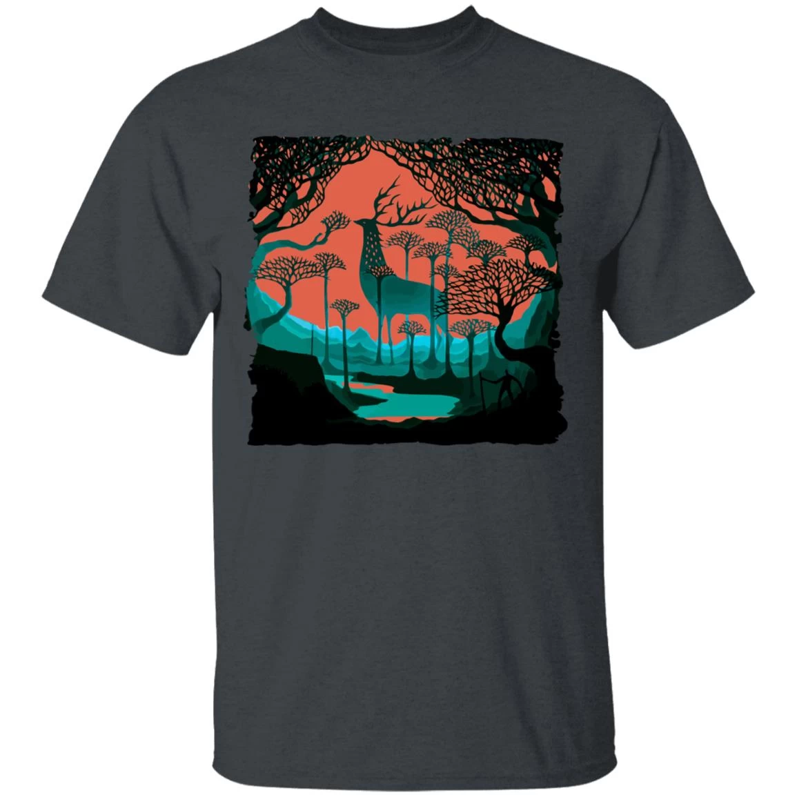 Princess Mononoke – Shishigami Of The Forest T Shirt Unisex 5 Princess Mononoke – Shishigami Of The Forest T Shirt Unisex - Image 3