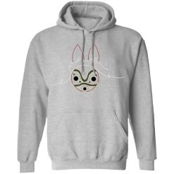 Princess Mononoke Minimalist Hoodie Unisex -Ghibli Shop redirect12162020021206 2