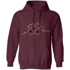 Princess Mononoke Minimalist Hoodie Unisex -Ghibli Shop redirect12162020021206 9