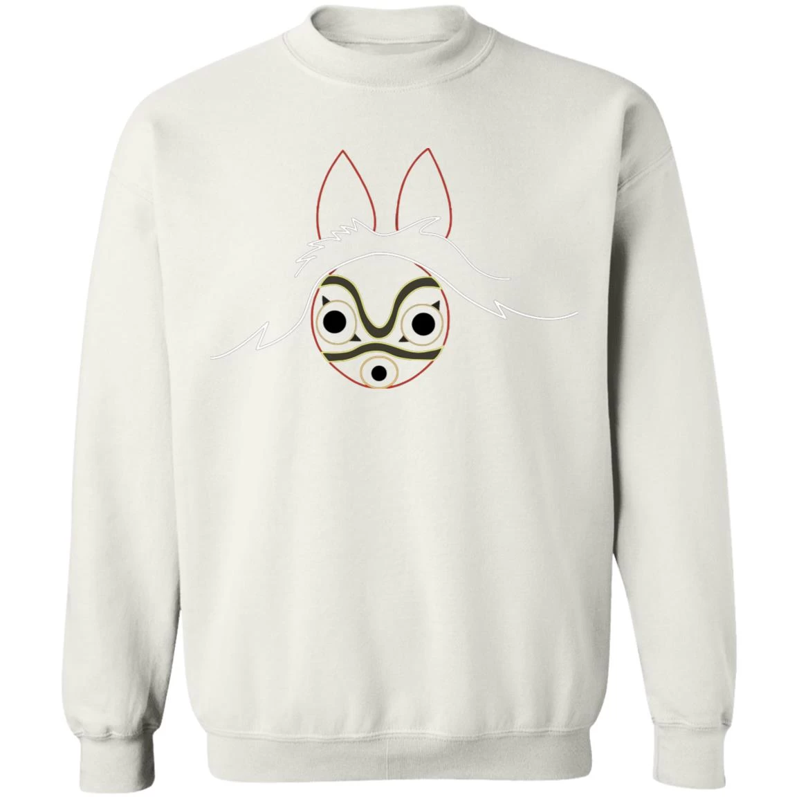 Princess Mononoke Minimalist Sweatshirt Unisex 12 Princess Mononoke Minimalist Sweatshirt Unisex - Image 10