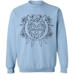 Princess Mononoke Mask In Black And White Sweatshirt Unisex 24 Princess Mononoke Mask In Black And White Sweatshirt Unisex -Ghibli Shop redirect12162020021224 7