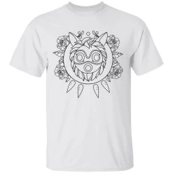 Princess Mononoke Mask In Black And White T Shirt Unisex -Ghibli Shop redirect12162020021226 2 1