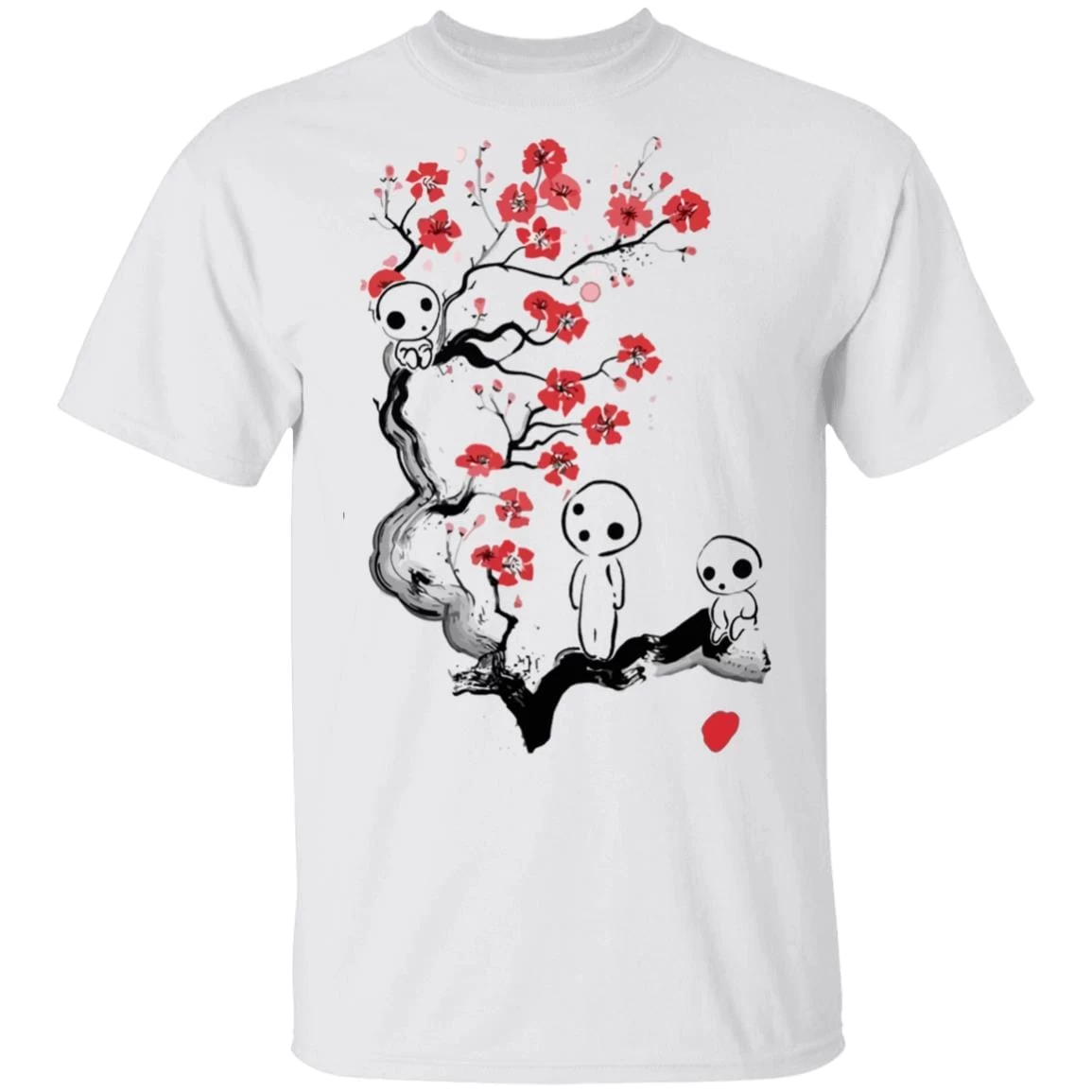 Princess Mononoke – Tree Spirits On The Cherry Blossom T Shirt Unisex 3 Princess Mononoke – Tree Spirits On The Cherry Blossom T Shirt Unisex