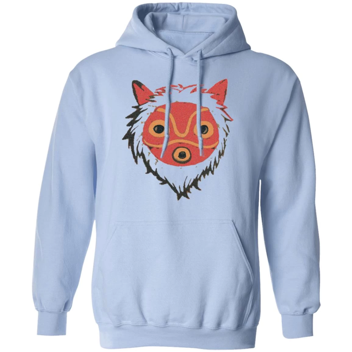 Mononoke – Wolf Princess Hoodie Unisex 7 Mononoke – Wolf Princess Hoodie Unisex - Image 5