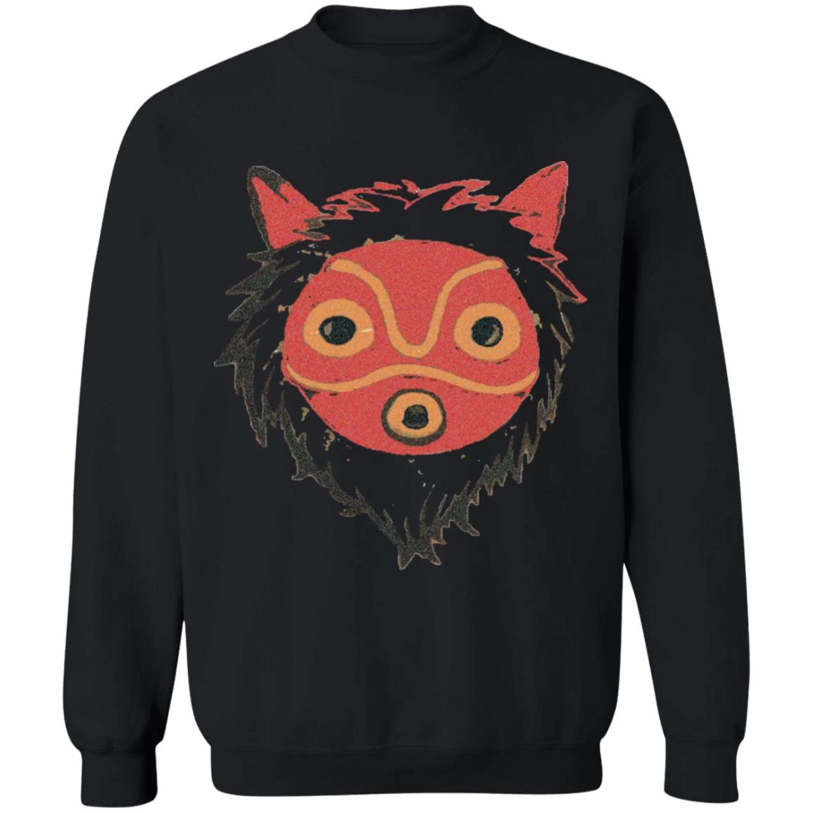 Mononoke – Wolf Princess Sweatshirt Unisex 4 Mononoke – Wolf Princess Sweatshirt Unisex - Image 2