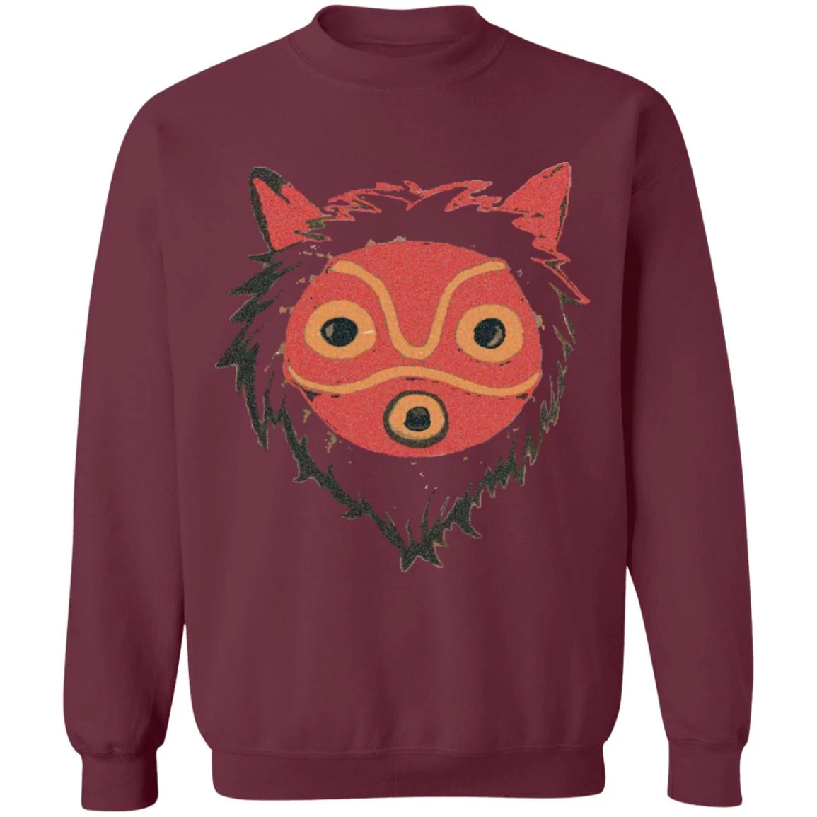 Mononoke – Wolf Princess Sweatshirt Unisex 14 Mononoke – Wolf Princess Sweatshirt Unisex - Image 12