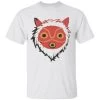 Mononoke – Wolf Princess T Shirt Unisex 1 Mononoke – Wolf Princess T Shirt Unisex -Ghibli Shop redirect12162020031230 1