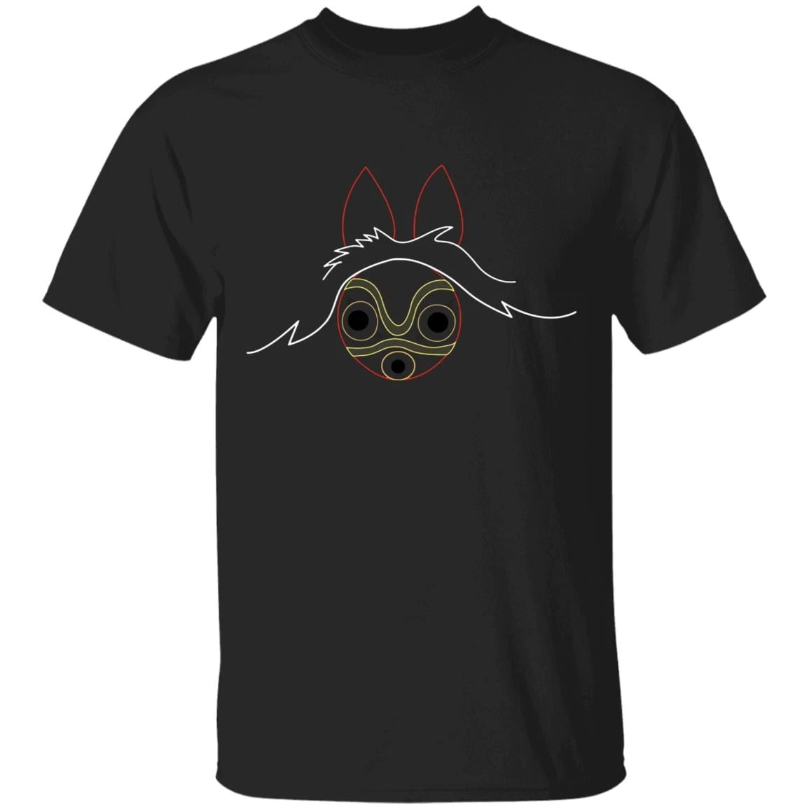 Princess Mononoke Minimalist T Shirt Unisex 13 Princess Mononoke Minimalist T Shirt Unisex - Image 11