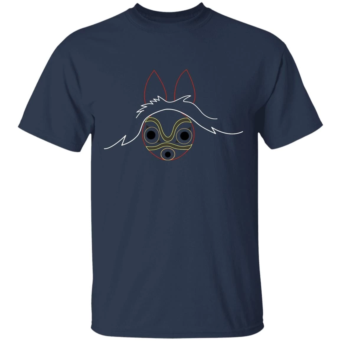 Princess Mononoke Minimalist T Shirt Unisex 8 Princess Mononoke Minimalist T Shirt Unisex - Image 6