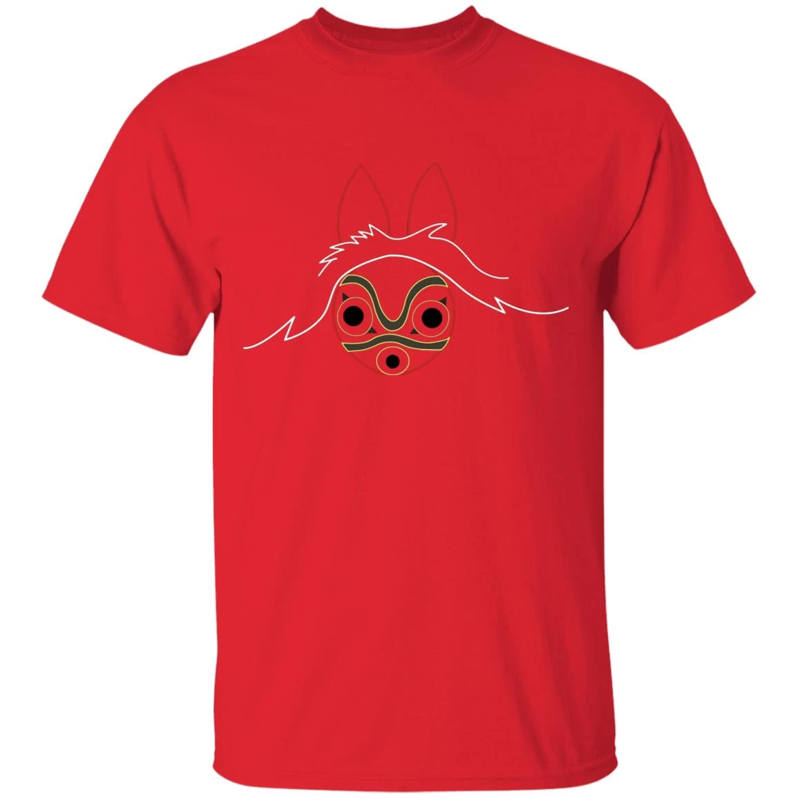 Princess Mononoke Minimalist T Shirt Unisex 9 Princess Mononoke Minimalist T Shirt Unisex - Image 7