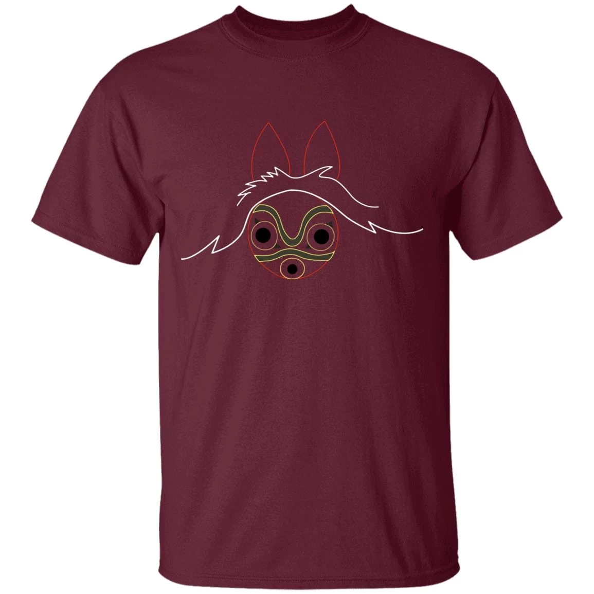 Princess Mononoke Minimalist T Shirt Unisex 7 Princess Mononoke Minimalist T Shirt Unisex - Image 5