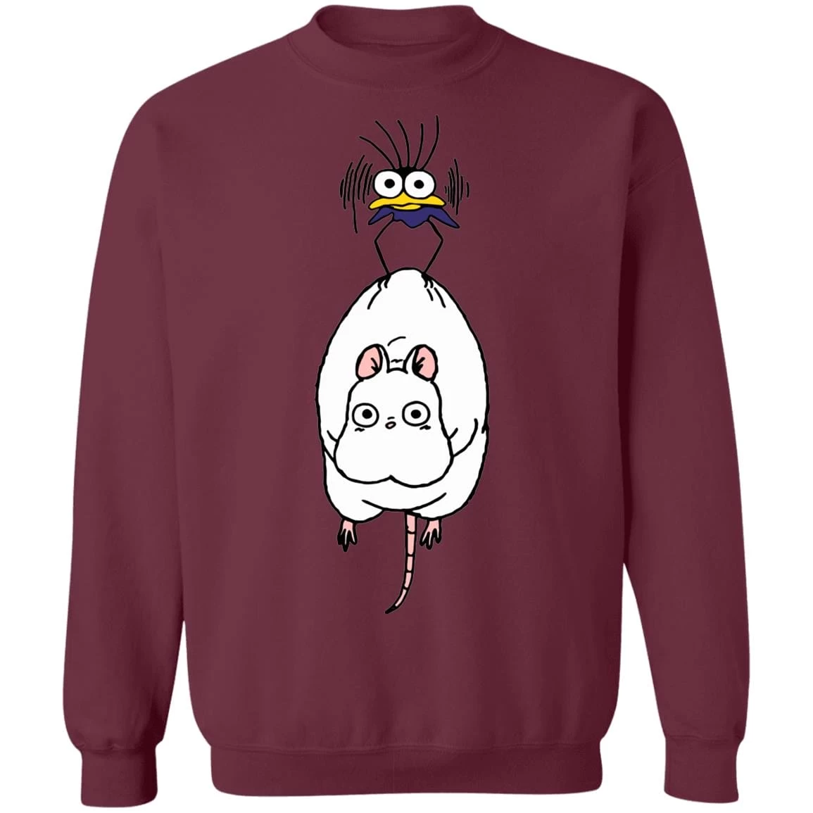 Spirited Away – Boh Mouse Sweatshirt Unisex 5 Spirited Away – Boh Mouse Sweatshirt Unisex - Image 3