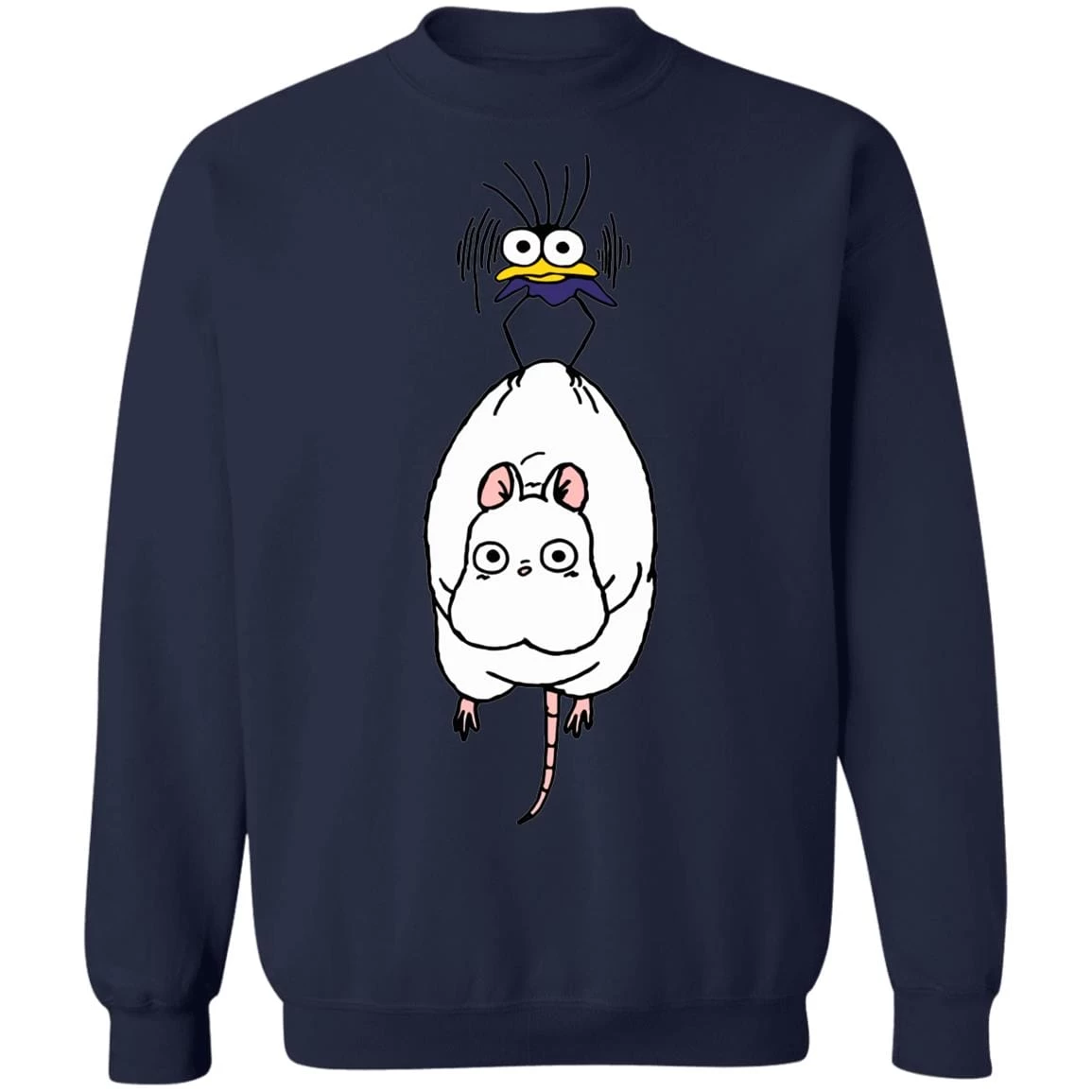 Spirited Away – Boh Mouse Sweatshirt Unisex 6 Spirited Away – Boh Mouse Sweatshirt Unisex - Image 4