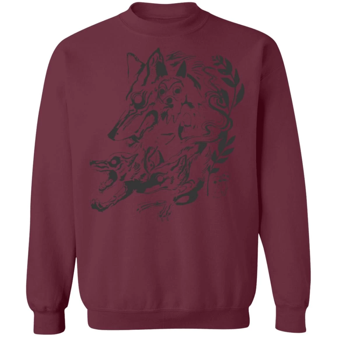 Princess Mononoke And The Wolf Creative Art Sweatshirt Unisex 5 Princess Mononoke And The Wolf Creative Art Sweatshirt Unisex - Image 3