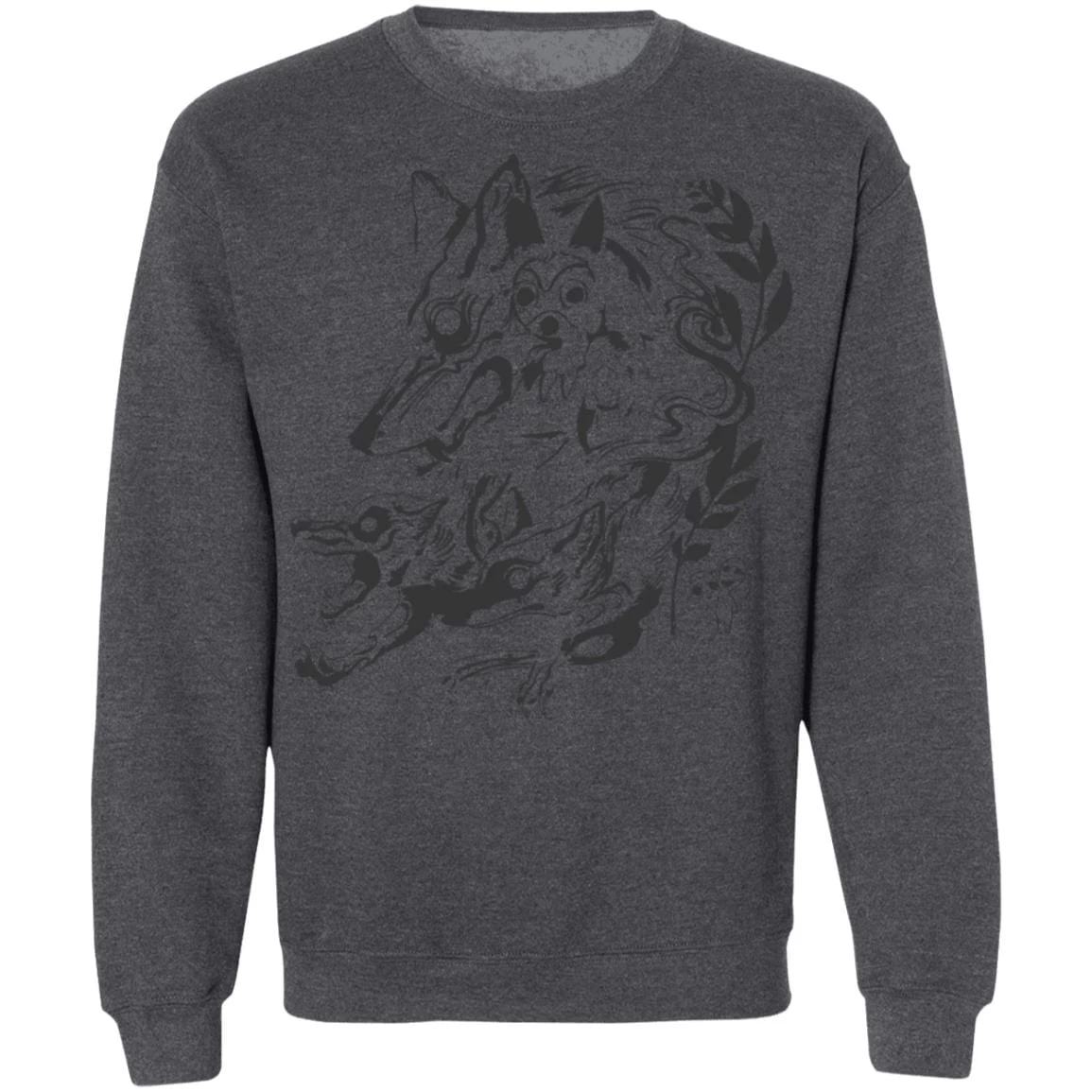 Princess Mononoke And The Wolf Creative Art Sweatshirt Unisex 17 Princess Mononoke And The Wolf Creative Art Sweatshirt Unisex - Image 15