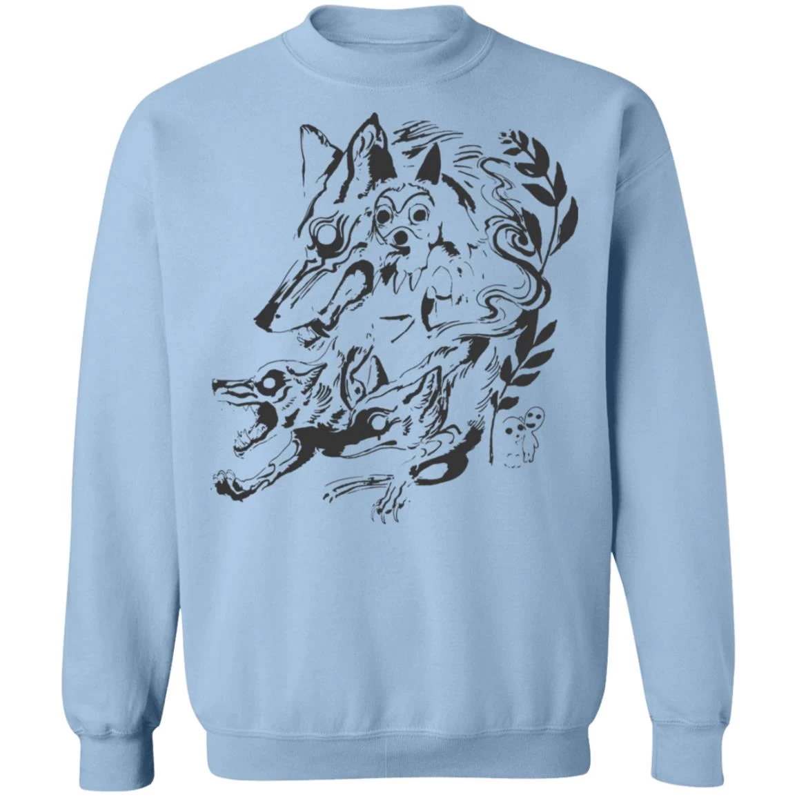 Princess Mononoke And The Wolf Creative Art Sweatshirt Unisex 9 Princess Mononoke And The Wolf Creative Art Sweatshirt Unisex - Image 7