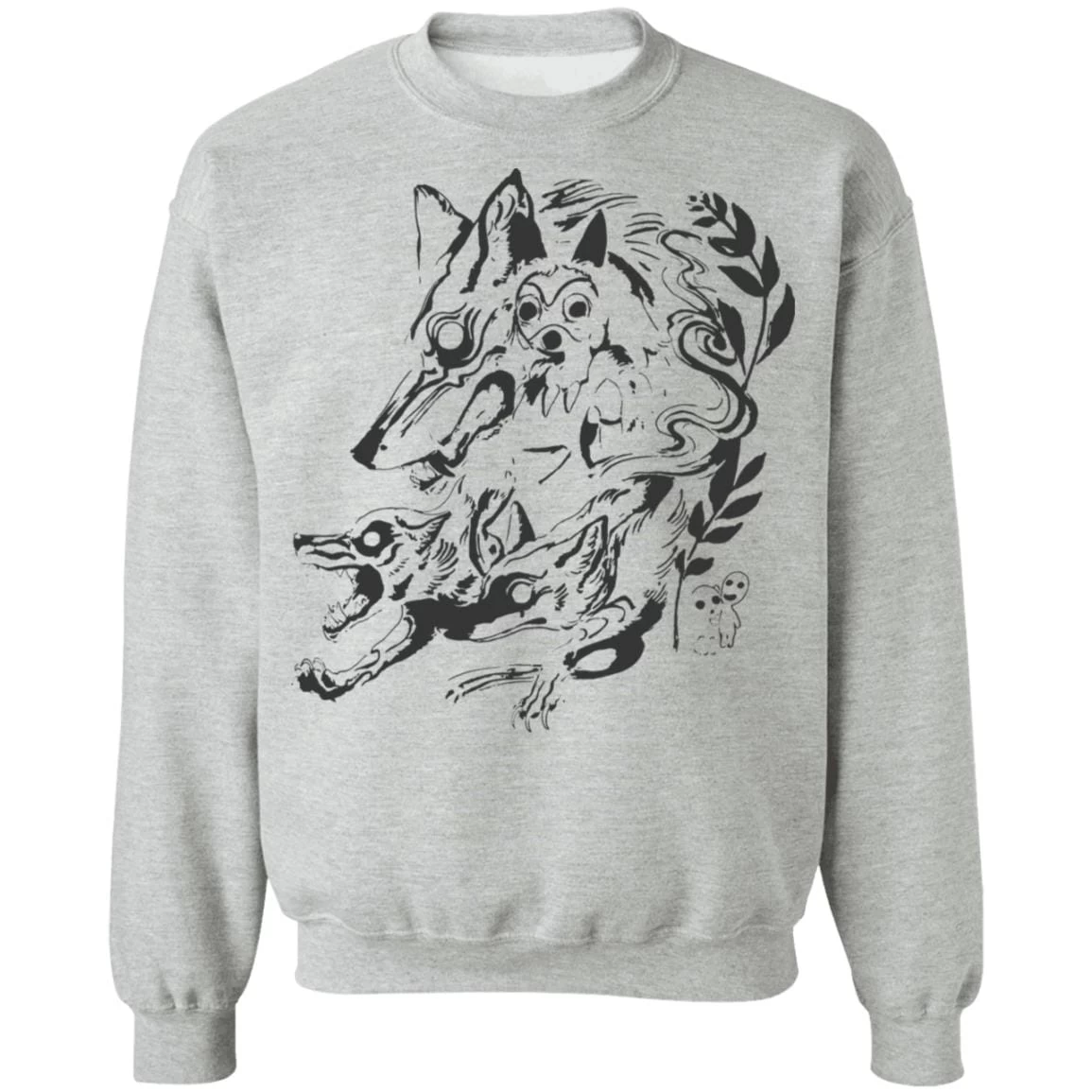 Princess Mononoke And The Wolf Creative Art Sweatshirt Unisex 11 Princess Mononoke And The Wolf Creative Art Sweatshirt Unisex - Image 9