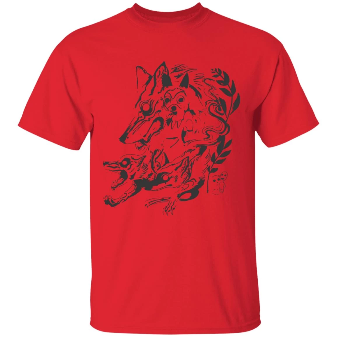 Princess Mononoke And The Wolf Creative Art T Shirt Unisex 18 Princess Mononoke And The Wolf Creative Art T Shirt Unisex - Image 16