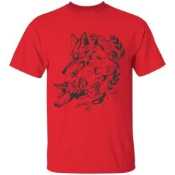 Princess Mononoke And The Wolf Creative Art T Shirt Unisex 25 Princess Mononoke And The Wolf Creative Art T Shirt Unisex -Ghibli Shop redirect12162020051231 7