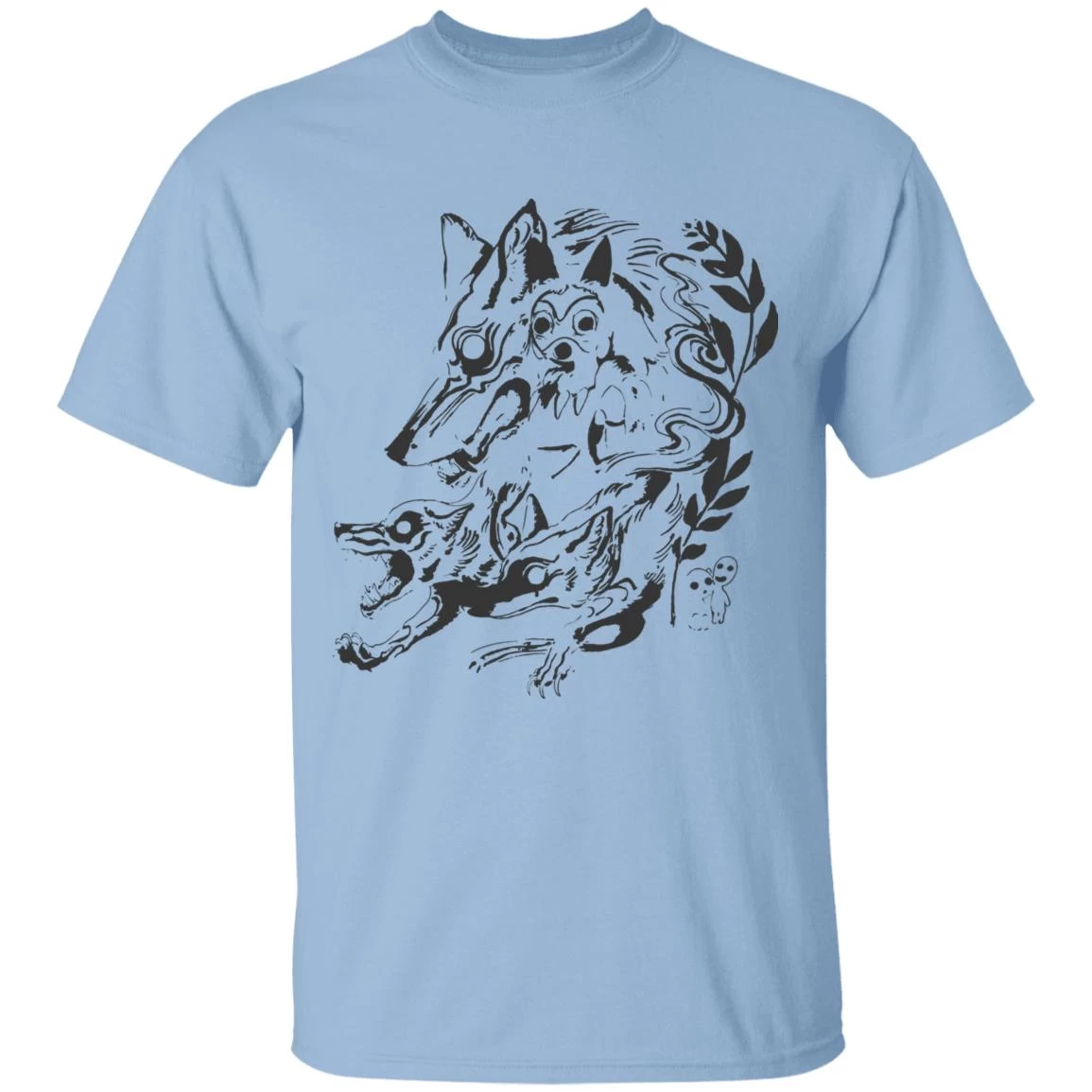 Princess Mononoke And The Wolf Creative Art T Shirt Unisex 11 Princess Mononoke And The Wolf Creative Art T Shirt Unisex - Image 9