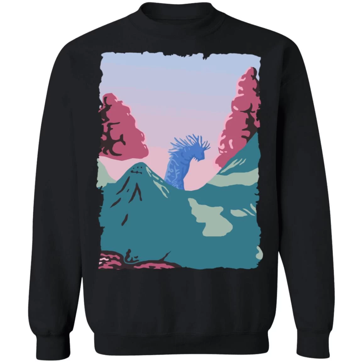 Princess Mononoke – Shishigami Night Time Sweatshirt Unisex 13 Princess Mononoke – Shishigami Night Time Sweatshirt Unisex - Image 11