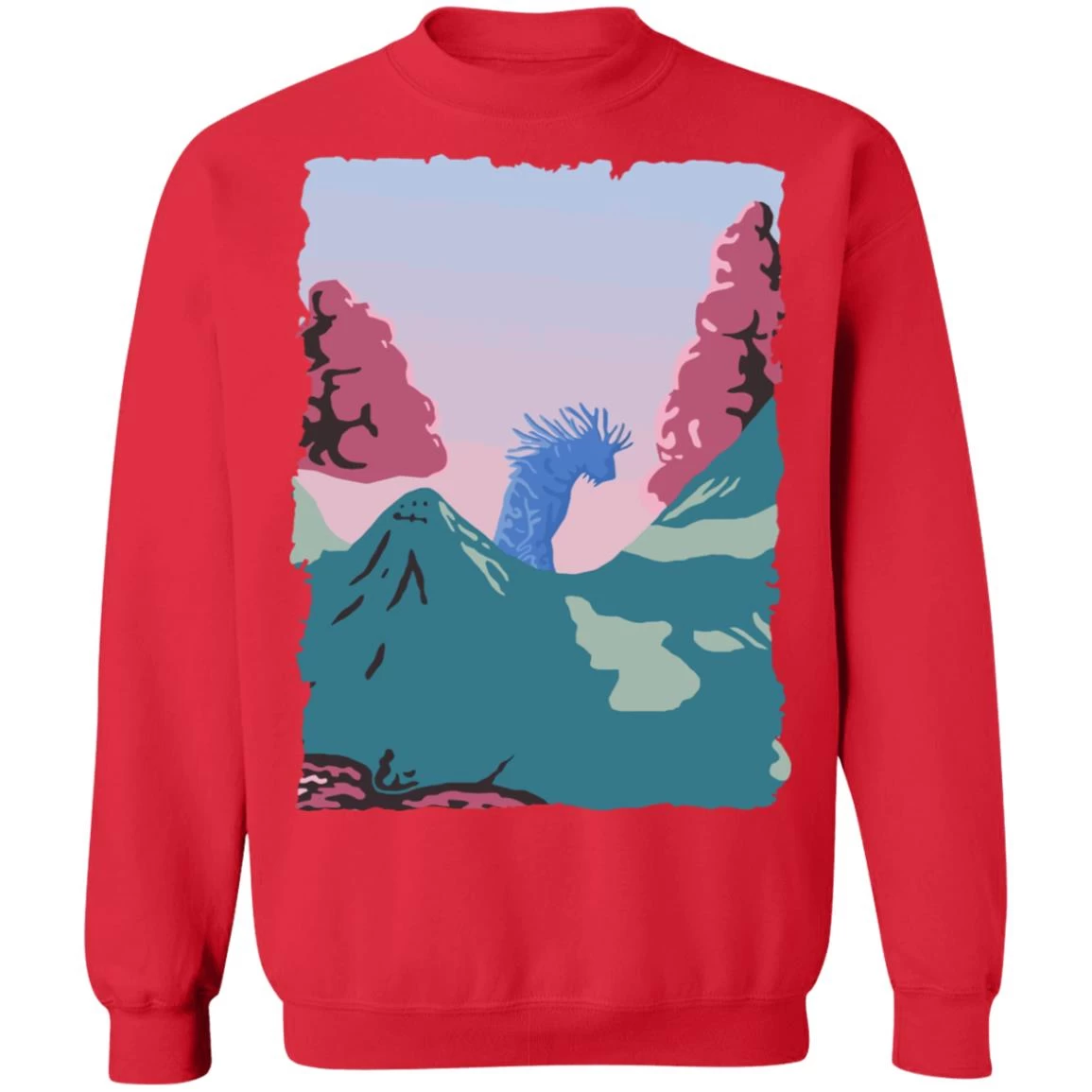 Princess Mononoke – Shishigami Night Time Sweatshirt Unisex 16 Princess Mononoke – Shishigami Night Time Sweatshirt Unisex - Image 14