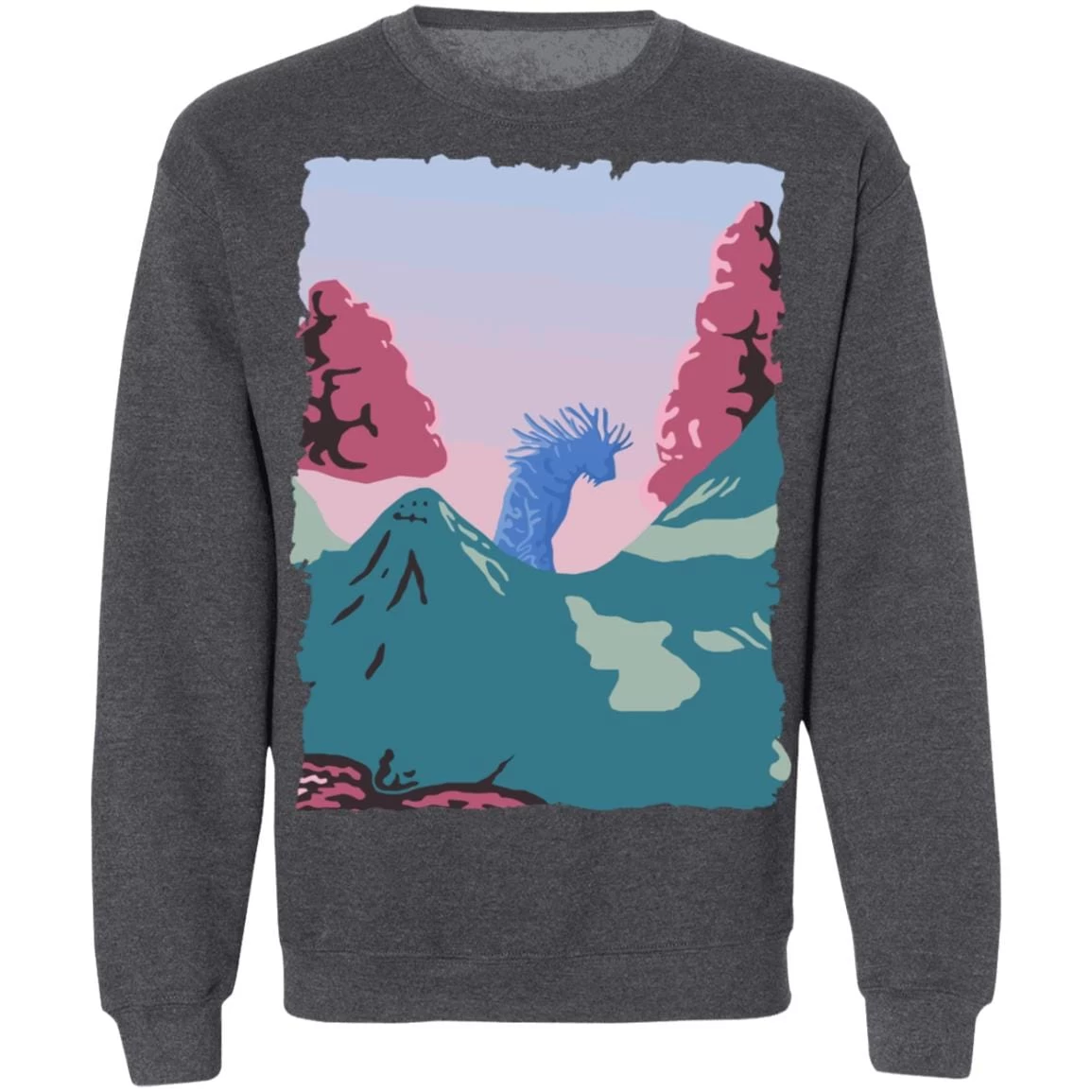 Princess Mononoke – Shishigami Night Time Sweatshirt Unisex 8 Princess Mononoke – Shishigami Night Time Sweatshirt Unisex - Image 6