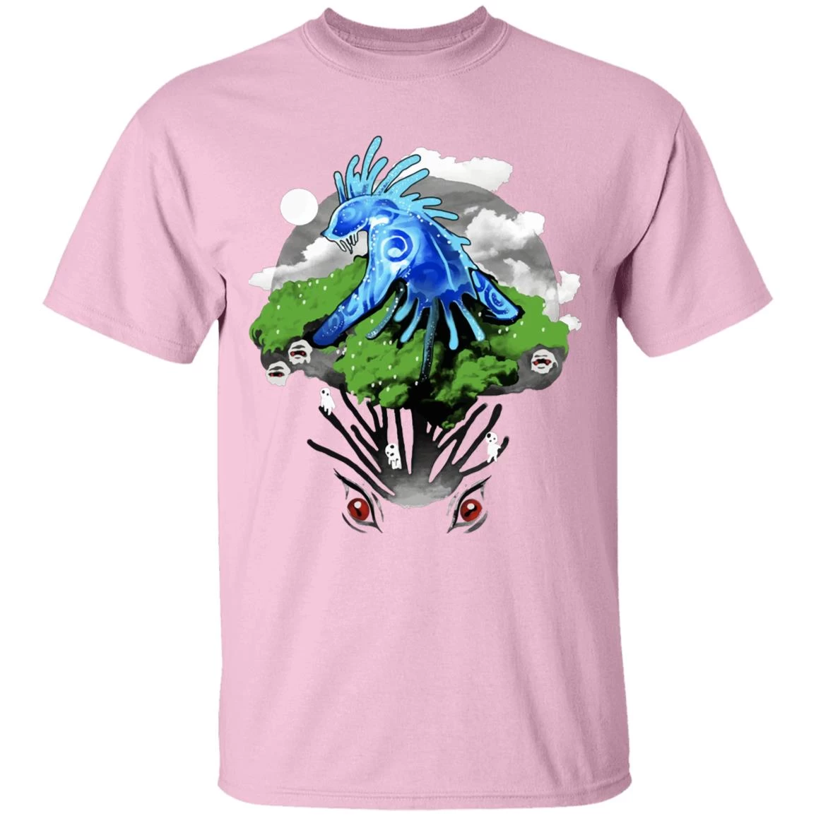 Princess Mononoke – Shishigami Essential T Shirt 15 Princess Mononoke – Shishigami Essential T Shirt - Image 13