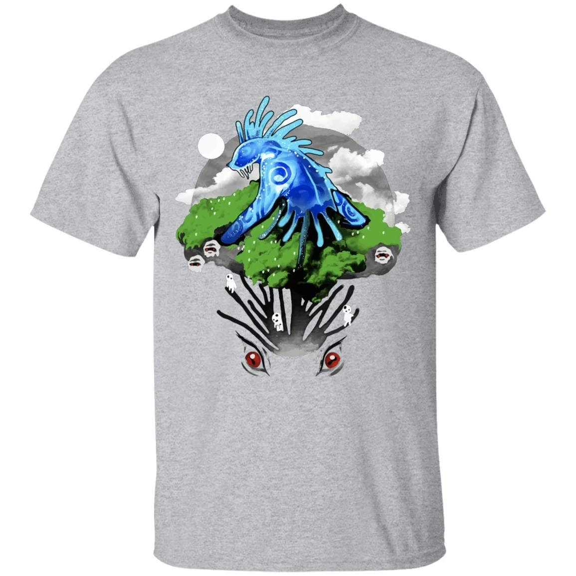 Princess Mononoke – Shishigami Essential T Shirt 10 Princess Mononoke – Shishigami Essential T Shirt - Image 8