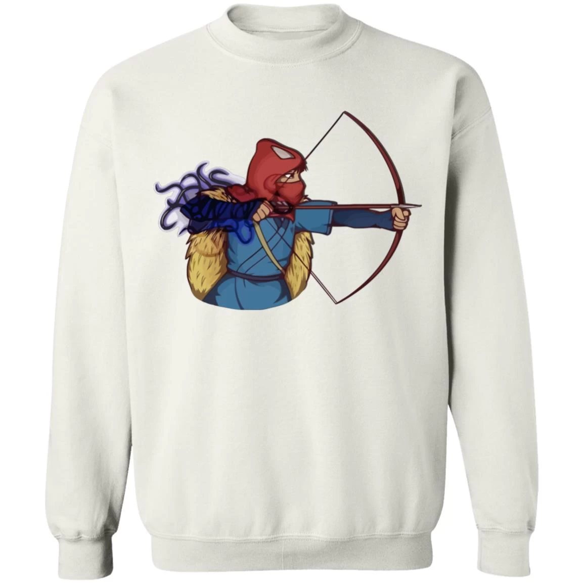 Princess Mononoke – Ashitaka Sweatshirt 3 Princess Mononoke – Ashitaka Sweatshirt