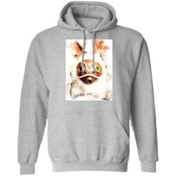 Princess Mononoke Mask Watercoloured Classic Hoodie -Ghibli Shop redirect12172020111231
