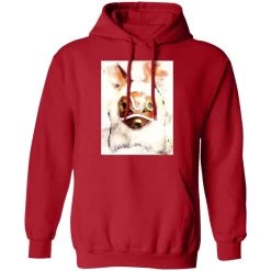 Princess Mononoke Mask Watercoloured Classic Hoodie -Ghibli Shop redirect12172020111231 8 1