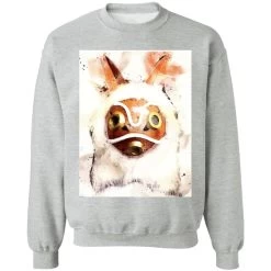 Princess Mononoke Mask Watercoloured Classic Sweatshirt 27 Princess Mononoke Mask Watercoloured Classic Sweatshirt -Ghibli Shop redirect12172020111241