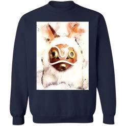 Princess Mononoke Mask Watercoloured Classic Sweatshirt 31 Princess Mononoke Mask Watercoloured Classic Sweatshirt -Ghibli Shop redirect12172020111241 4 1