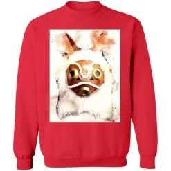 Princess Mononoke Mask Watercoloured Classic Sweatshirt 23 Princess Mononoke Mask Watercoloured Classic Sweatshirt -Ghibli Shop redirect12172020111241 5