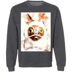 Princess Mononoke Mask Watercoloured Classic Sweatshirt 24 Princess Mononoke Mask Watercoloured Classic Sweatshirt -Ghibli Shop redirect12172020111241 6