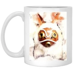 Princess Mononoke Mask Watercoloured Classic Mug -Ghibli Shop redirect12172020111245 2