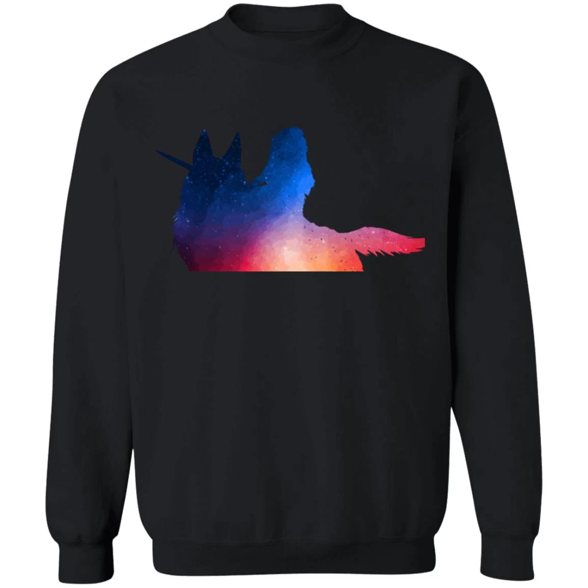 Princess Mononoke Rainbow Style Sweatshirt 13 Princess Mononoke Rainbow Style Sweatshirt - Image 11