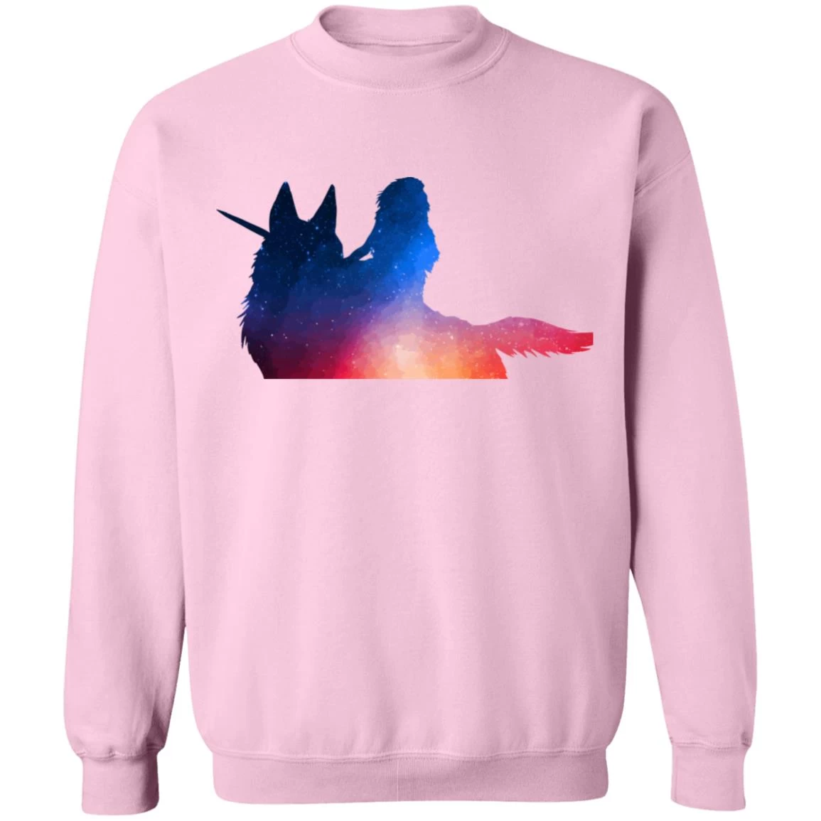 Princess Mononoke Rainbow Style Sweatshirt 10 Princess Mononoke Rainbow Style Sweatshirt - Image 8