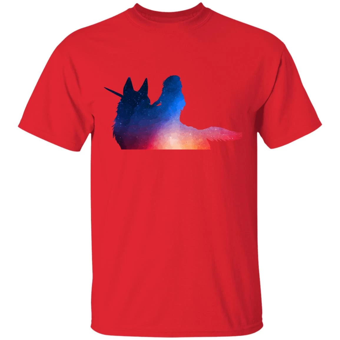 Princess Mononoke Rainbow Style T Shirt 9 Princess Mononoke Rainbow Style T Shirt - Image 7