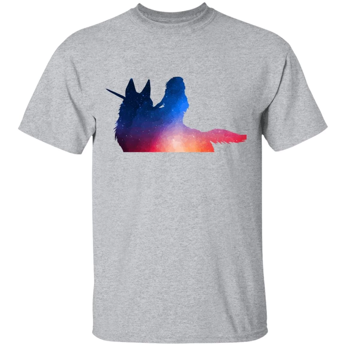 Princess Mononoke Rainbow Style T Shirt 19 Princess Mononoke Rainbow Style T Shirt - Image 17