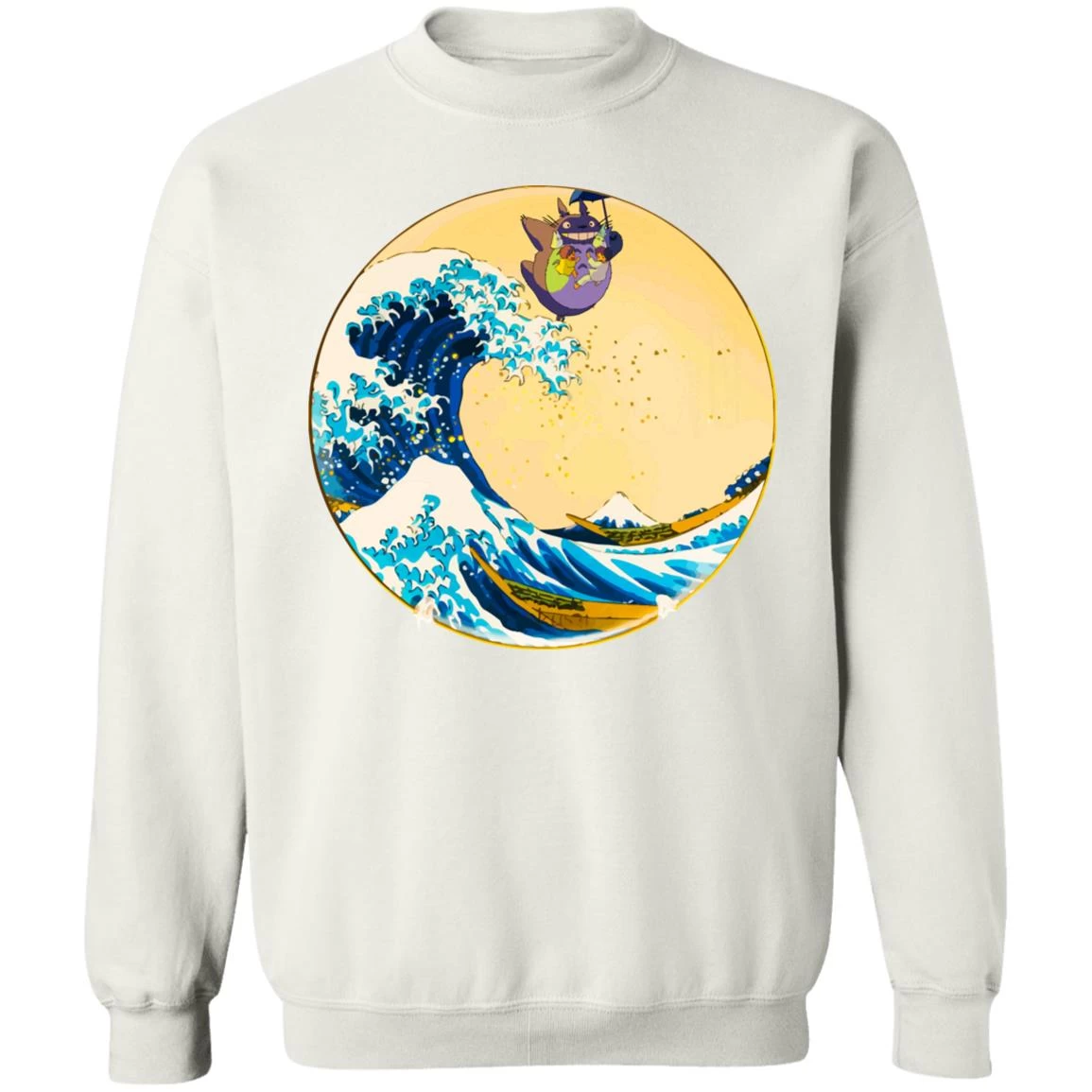 Totoro On The Waves Sweatshirt Unisex 20 Totoro On The Waves Sweatshirt Unisex - Image 18