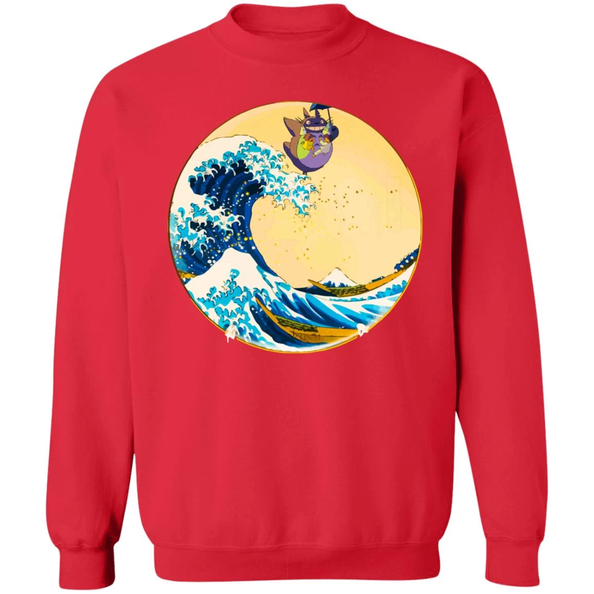 Totoro On The Waves Sweatshirt Unisex 18 Totoro On The Waves Sweatshirt Unisex - Image 16